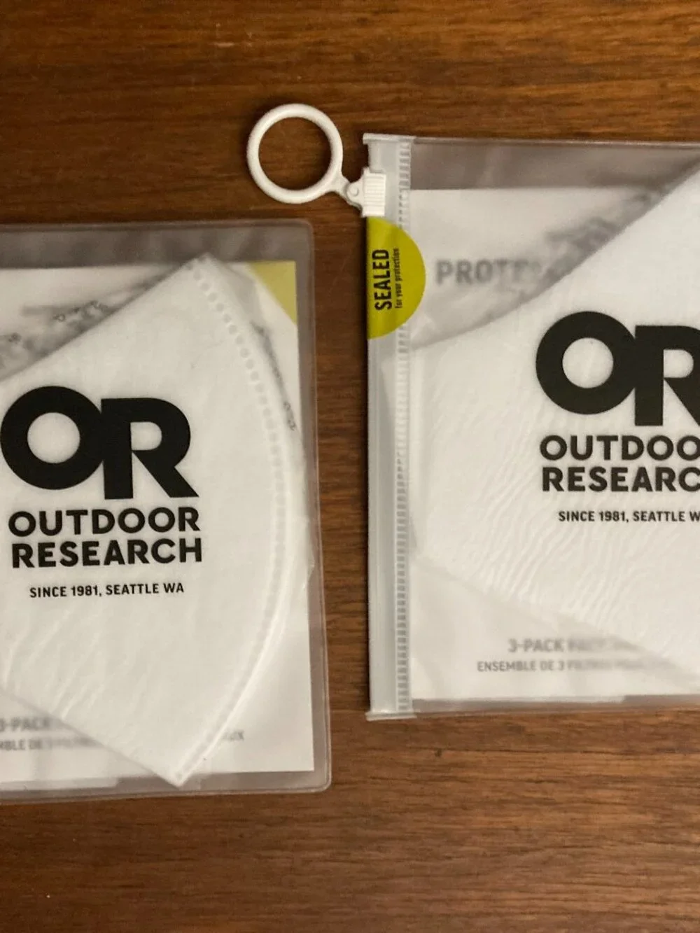 OR Outdoor Research essential face mask filter 3 pack x3 disposable NEW SEALED